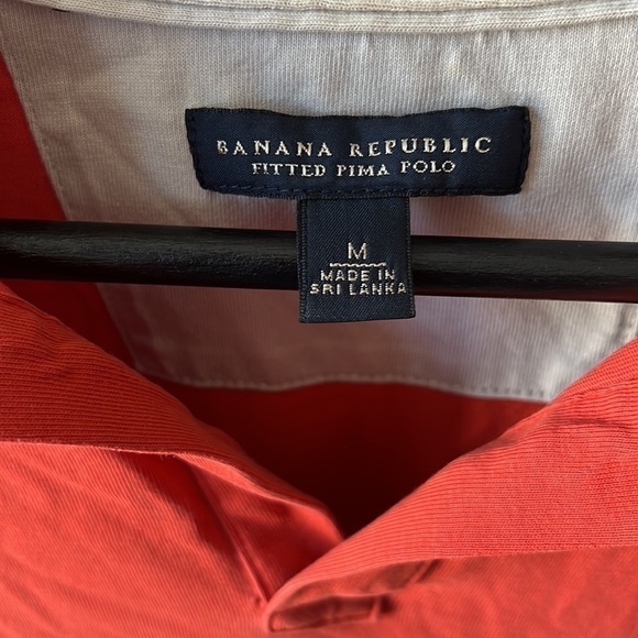 Banana Republic Men’s Premium Pima Cotton Polo Medium - Picture 5 of 9